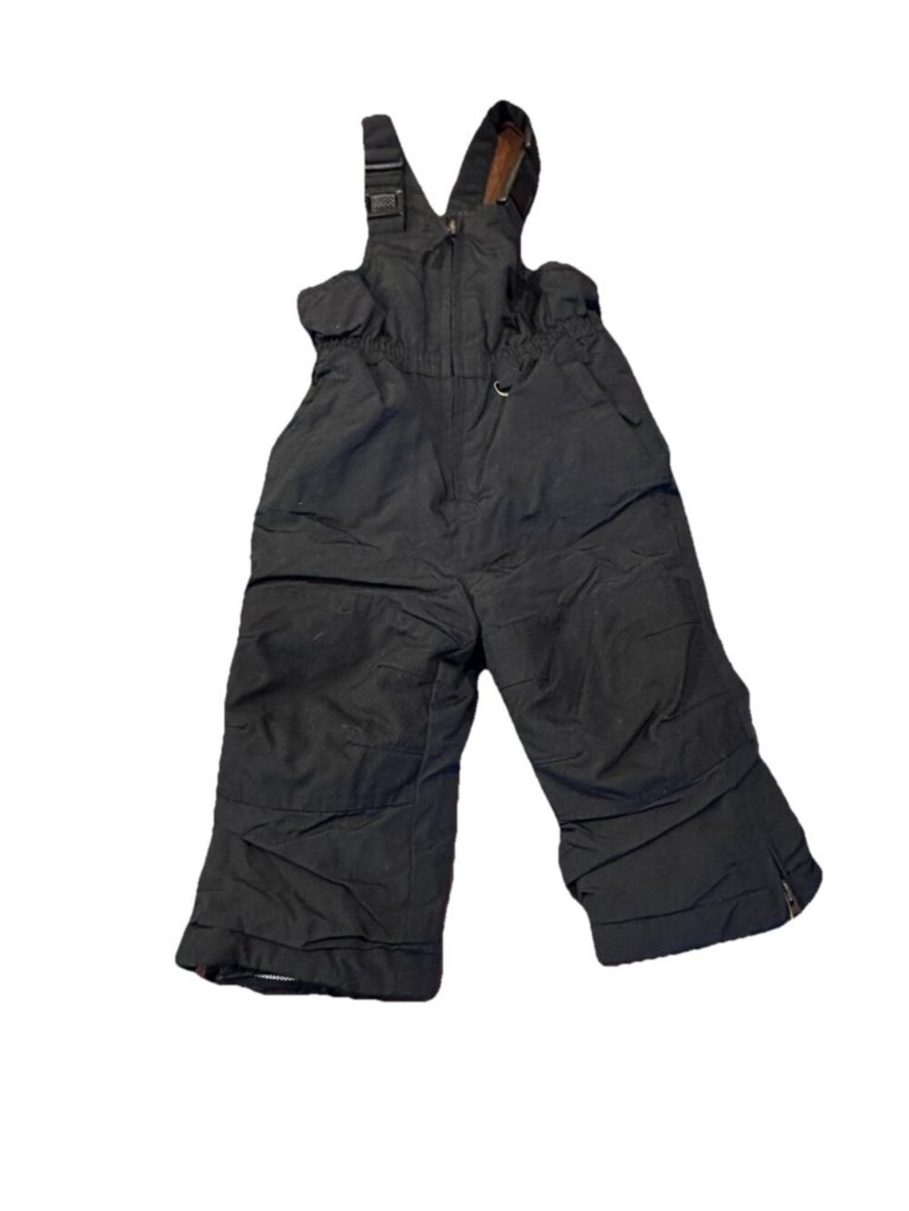 Lands' End Black Suspender Snow Pants Size 2 T